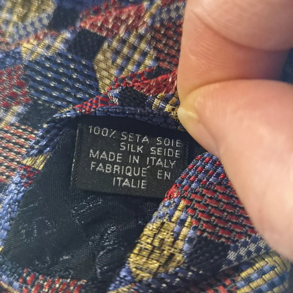 Missoni Cravatte Men's 100% Silk Geometric‎ Pattern Luxury Necktie Made in Italy